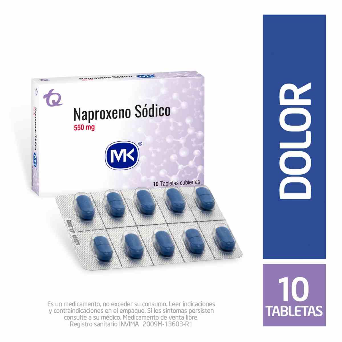 NAPROXENO 550 MG CAJA X 10 TABL Salud, Medicamentos, Higiene y