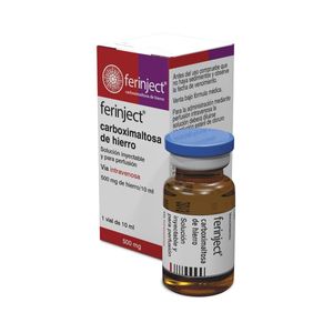 Ferinject Carboximaltosa De Hierro 500 Mg X 10 Ml