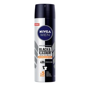 Desodorante Nivea Aerosol Men Invisible Black Y White Ultimate Impact X 150 Ml