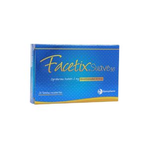 Facetix Suave Etinilestradiol/ciproterona 20/2.0 Mcg X 28 Tabl