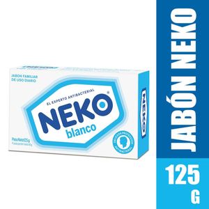 Jabon Barra Neko Blanco X 125 Gr