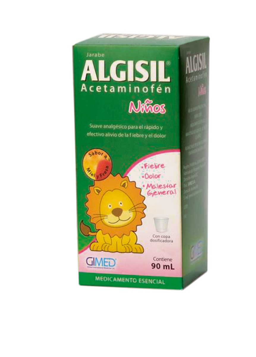 ALGISIL (ACETAMINOFEN) JARABE NINOS FRASCO X 90 ML tudrogueriavirtual