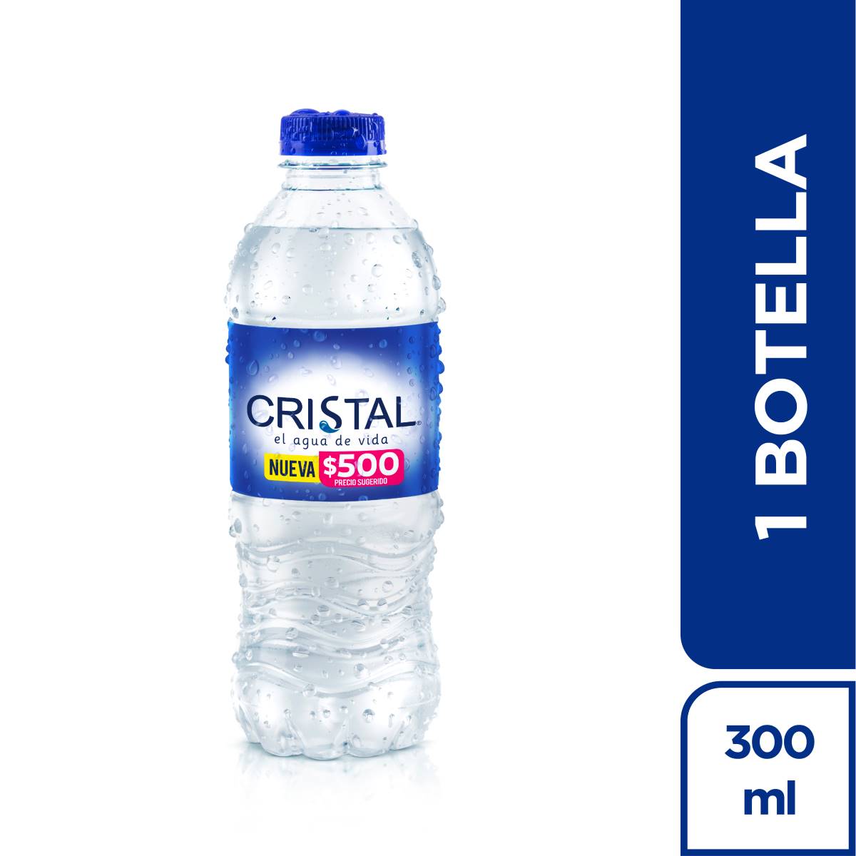 Comprar Agua Pura Cristal - 600Ml, botella de agua cristal 