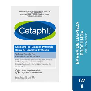 Cetaphil Jabon Barra Antibacterial Limpieza Profunda X 127 Gr