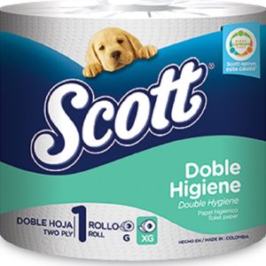 Papel Higienico Scott Doble Higiene X 1 Und