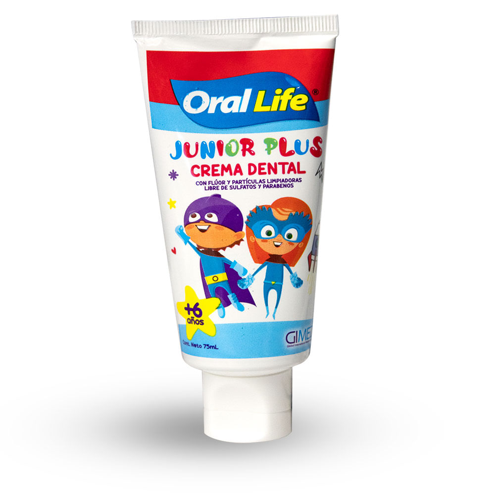 Crema Dental Oral Life Junior Plus X 75 Ml