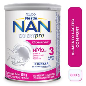 Alimento Lacteo Nan Comfort 3 X 800 Gr