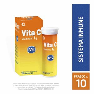 Vita C Efervescente Naranja X 10 Tabl