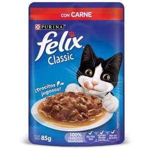 Purina Felix Con Carne Classic Bolsa X 85 Gr