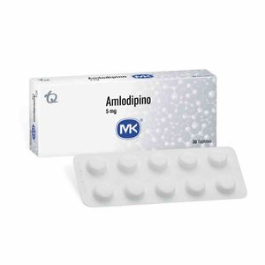 Amlodipino 5 Mg X 30 Tabl