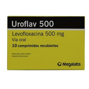 Uroflav Levofloxacina 500 Mg X 10 Tabl