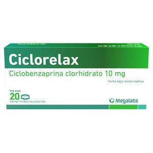 Ciclorelax Ciclobenzaprina 10 Mg X 20 Tabl