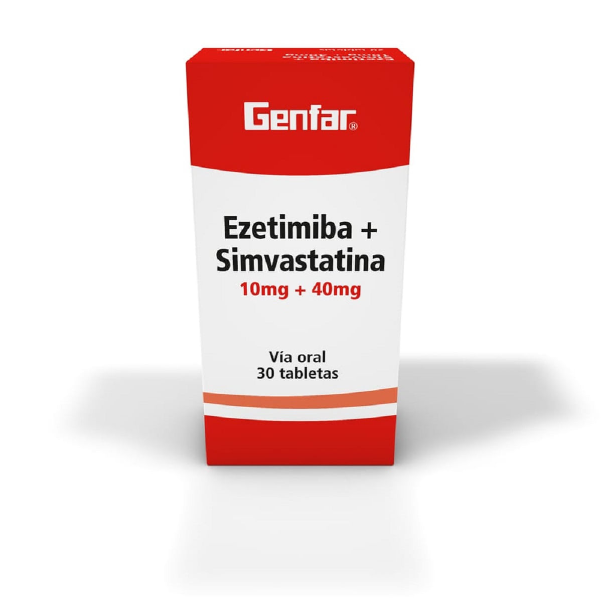 Ezetimibe Simvastatina 10/40 Mg Caja X 30 Tabl