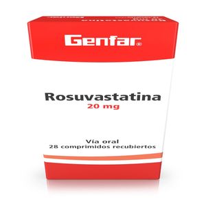 Rosuvastatina 20 Mg X 28 Tabl