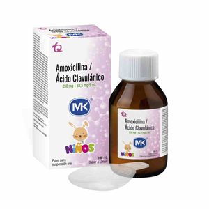 Amoxicilina+acido Clavulanico 250/62.5 Mg X 100 Ml