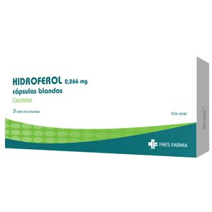 Hidroferol Calcifediol 0.266 Mg X 3 Cap