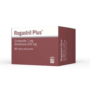 Rogastril Plus Cinitaprida/simeticona 1/200 Mg  X 30 Tabl Masticables