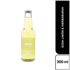 Soda Hatsu Limon Y Hierbabuena Bot X 300 Ml