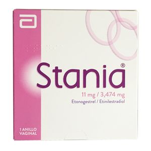 Stania Etonogestrel/etinilestradiol 11/3.474 Mg Anillo Vaginal X 1 Unidad