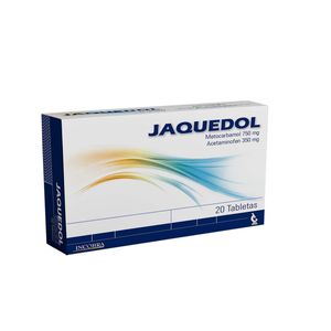 Jaquedol Acetaminofen/metocarbamol 350/750 Mg X 20 Tab