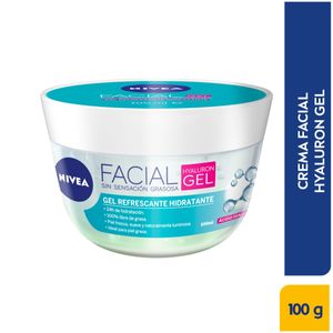 Crema Facial Nivea Gel Refrescante Hidratante Frasco X 100 Ml