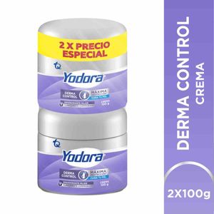 Desodorante Yodora Crema Women Derma Control X 100 Gr 2 Precio Especial