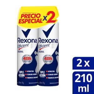 Rexona Efficient Aerosol X 210 Ml (2) Precios Especial