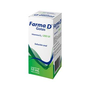 Farma D Vitamina D3 Gotas X 10 Ml