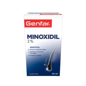 Minoxidil Solucion Topica 2% X 60 Ml