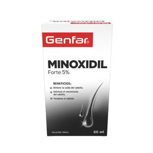 Minoxidil Forte Solucion Topica 5% X 60 Ml