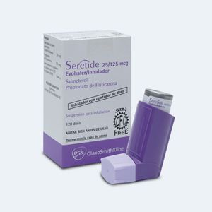 Seretide Fluticasona/salmeterol 125/25 Mcg X 120 Dosis