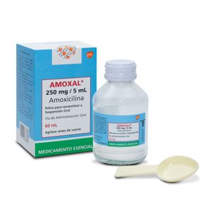 Amoxal Amoxicilina 250 Mg Suspension X 60 Ml