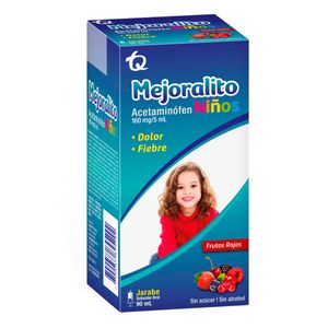 Mejoralito Acetaminofen 160/5 Mg/ml Ninos Jarabe X 90 Ml