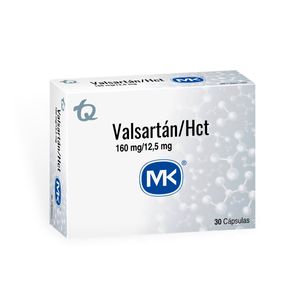 Valsartan + Hidroclorotiazida 160/12.5 Mg X 30 Cap