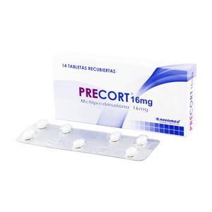 Precort Metilprednisolona 16 Mg X 14 Tabl