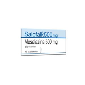 Salofalk Mesalazina 500 Mg X 10 Supositorios