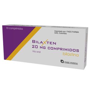 Bilaxten Bilastina 20 Mg X 10 Comprimidos