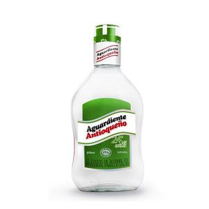 Aguardiente Antioqueno Sin Azucar Verde Botella X 375 Ml