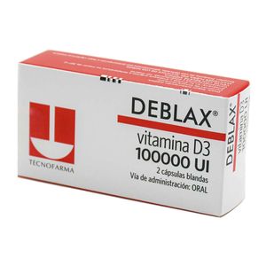 Deblax Vitamina D3 100000 Ui X 2 Cap