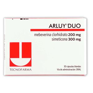 Arluy Duo Mebeverina/simeticona 200/300 Mg X 30 Cap