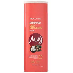 Shampoo Muss Liso Brasilero X 400 Ml