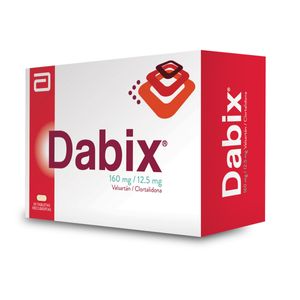 Dabix Valsartan/clortalidona 160/12.5 Mg X 30 Tabl