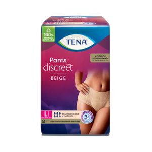 Tena Pants Discreet Beige Talla L X 8 Und