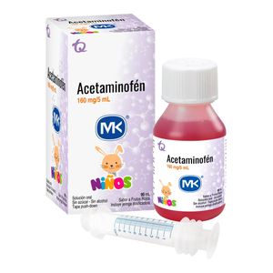 Acetaminofen 160/5 Mg/ml Ninos Jarabe X 90 Ml