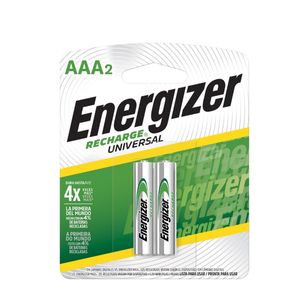 Pilas Energizer Recargables Aaa Blister X 2 Unidades