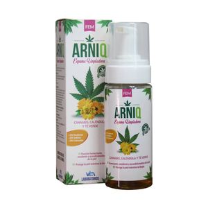 Arniq Espuma Limpiadora Fem Cannabis Calendula Y Te Verde X 150 Ml