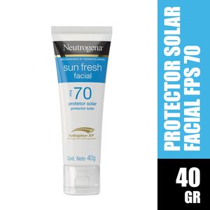Protector Solar Neutrogena Sun Fresh Facial Spf 70 Tubo X 40 Gr