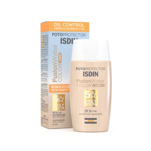 Fotoprotector Isdin Fusion Water Color Light Spf 50 Frasco X 50 Ml