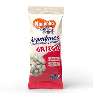 Manitoba Arandanos Con Chocolate Y Yogurt Griego X 30 Gr