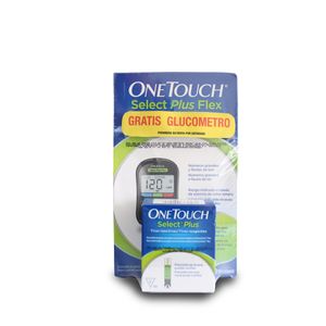 Tira Onetouch Select Plus X 50 Und Gratis Glucometro Select Plus Flex